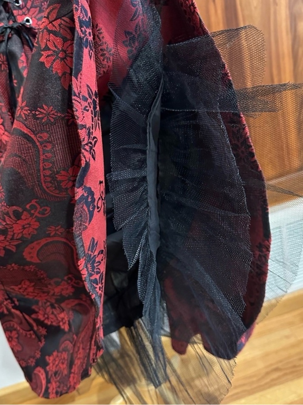 NWOT Hearts & Roses UK Red Black Valentines Day Dress Size 6 - Picture 8 of 10